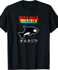 Orcazilla Funny orca whale fish design T-Shirt